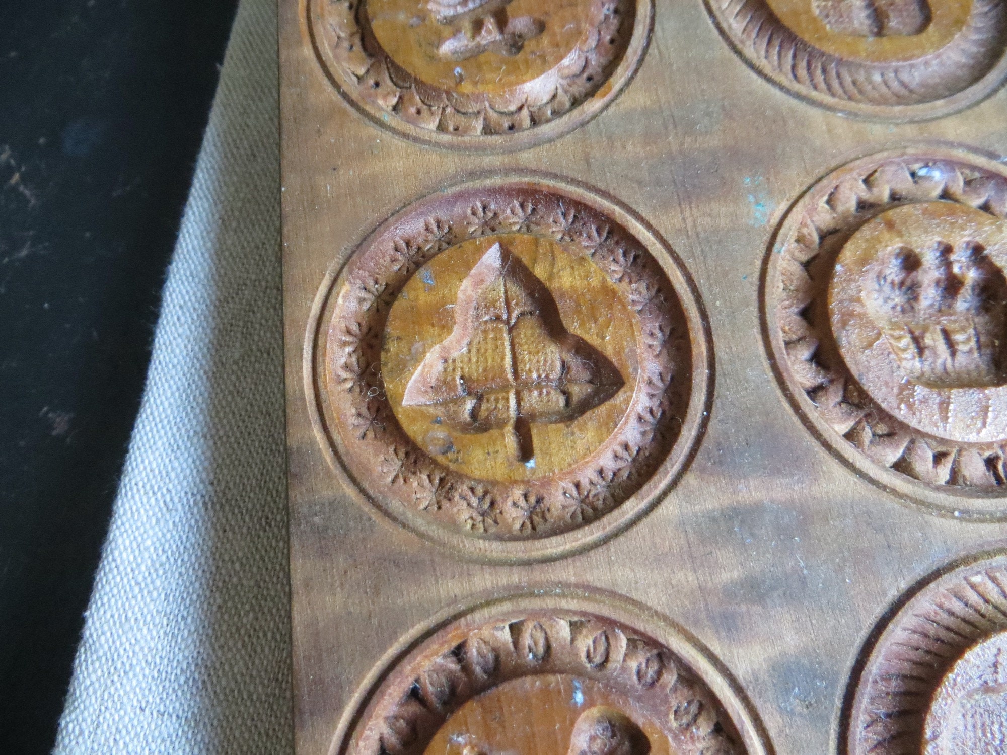 Antique Wooden Maple Sugar Mold Candy Hand Carved Mould Rustic Etsy