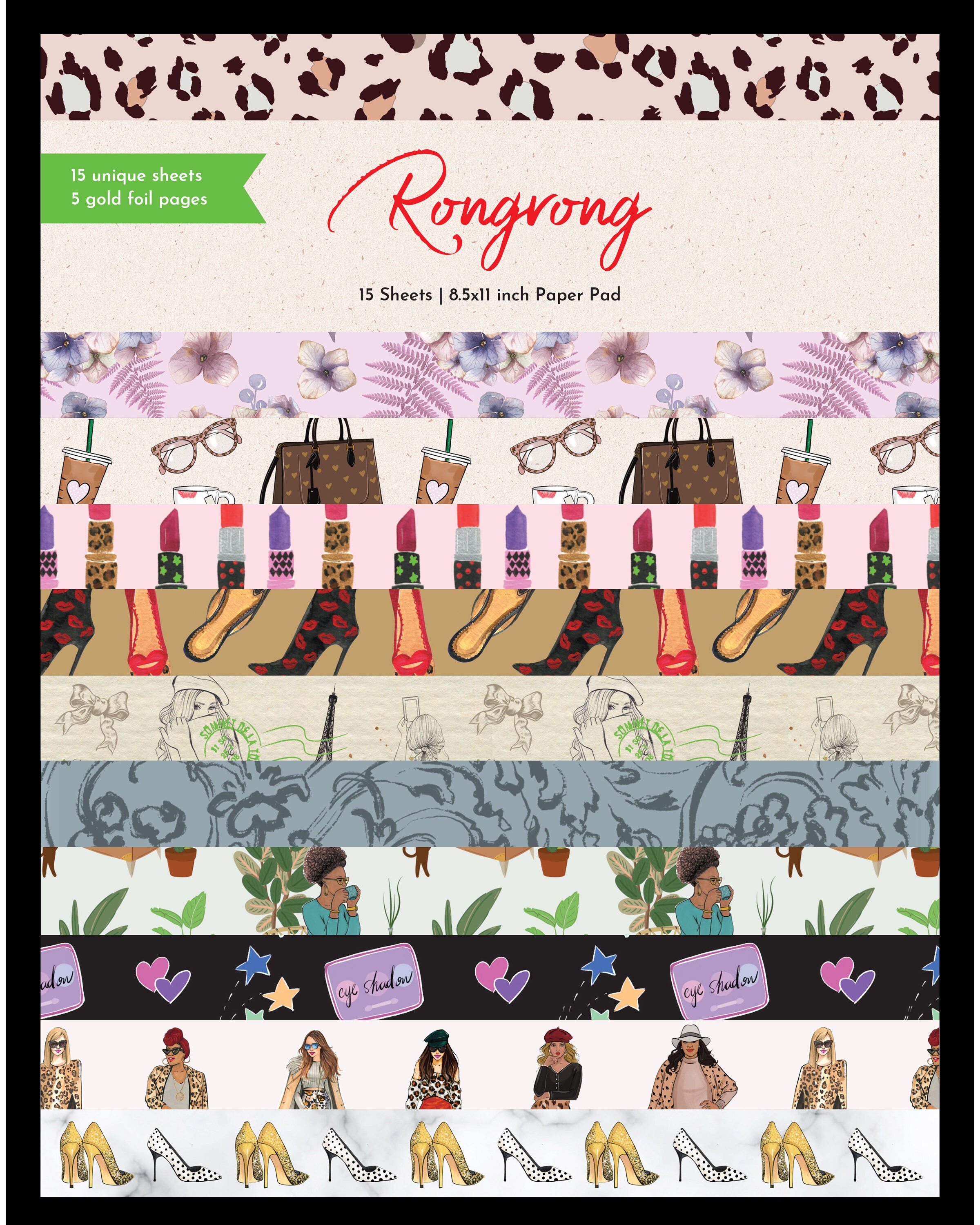 Rongrong Scrapbook Pad | Decorative Scrapbook Paper | Shop Rongrong