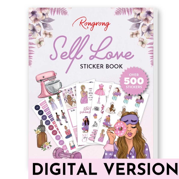 Self Love Sticker Book Over 500 Stickers Illustrated Stickers