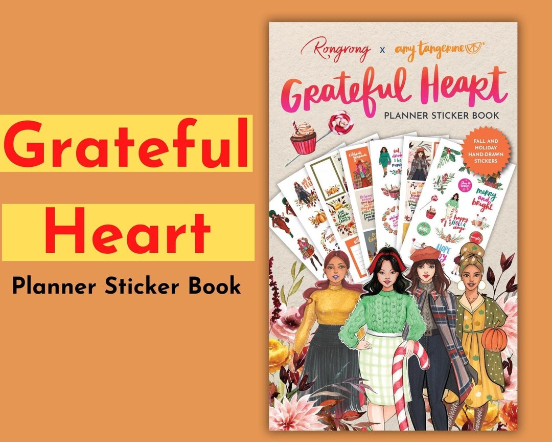Grateful Heart Sticker Book Special Collab With Amy Etsy