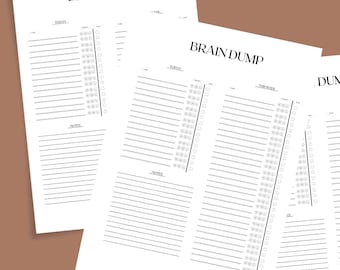 Minimalist Weekly Planner Printable – Tasks, Priorities, Notes – Instant Download