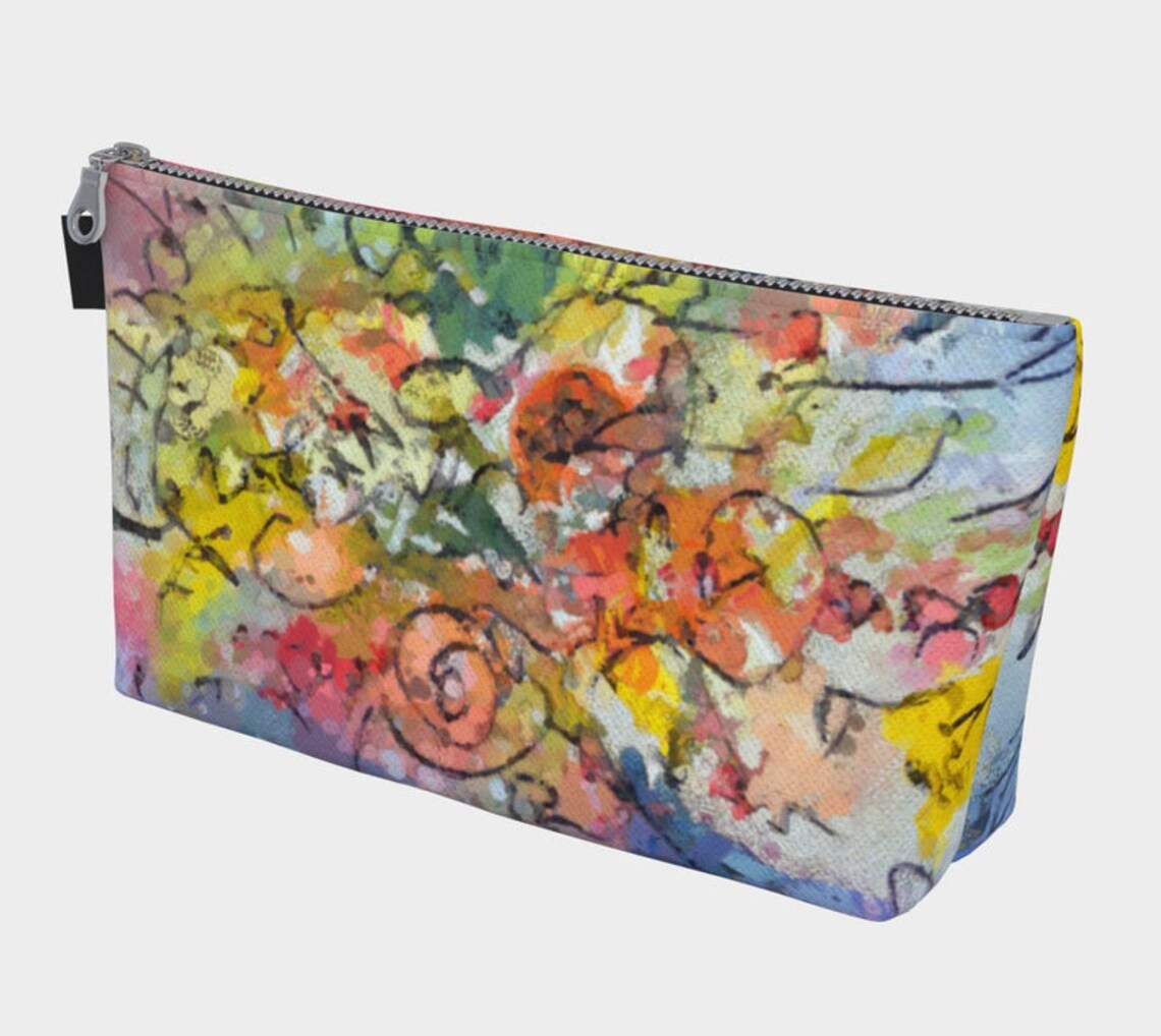 Flower Power Shower Curtain Hot Colors 71x74 Etsy