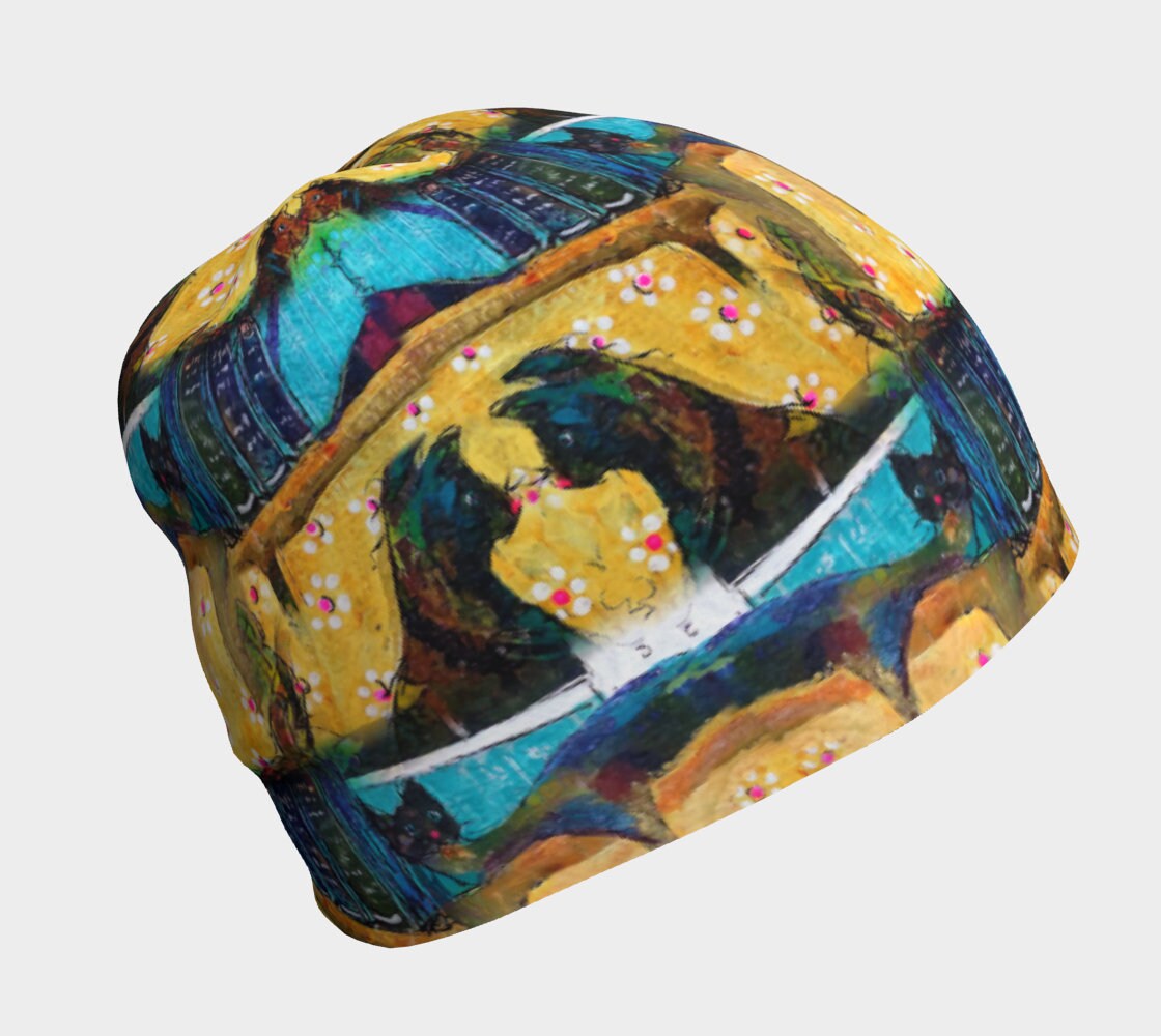 Vincent Van Van Gogh Vans Cat Hat Suobstales Pack Warm Beanie For