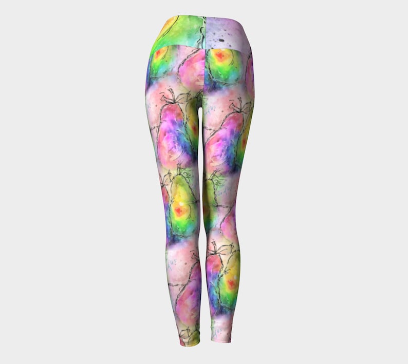 Colorful Workout Pants Hot Yoga Pants Summer Festival Clothing Women Hippie Festival Burning Man Psychedelic Leggings Rainbow Leggings