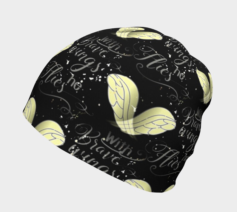 Black Gold Skull Cap for Men Beanie Hat Bone Cancer Etsy