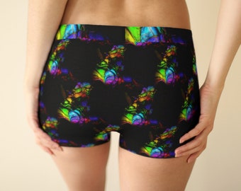 Cute Shorts for Summer, Chlorine Resistant, Swim Bottoms, Beach Shorts, Yoga Shorts Women, Fitness Workout, Wearable Art, Running Shorts