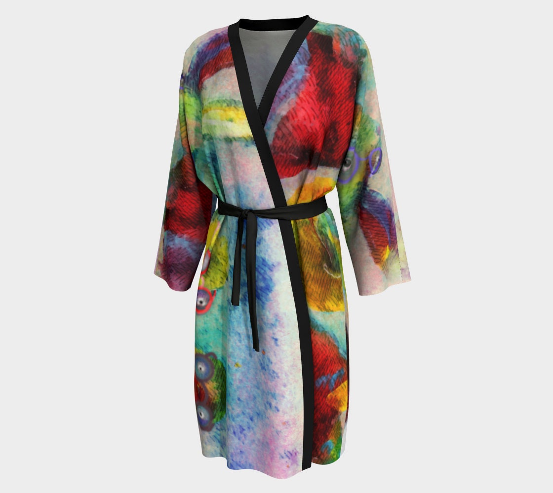 knee length kimono jacket
