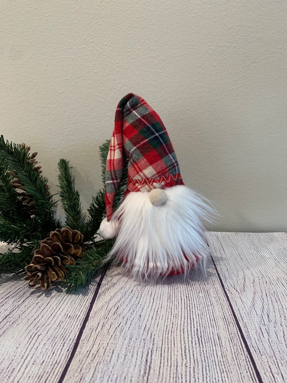 Nordic Santa Gnome With Floppy Hat Upcycled From Felted Wool - Etsy