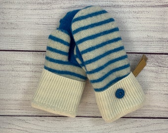 Sweater mittens /Soft and warm-handmade from recycled wool sweaters - size medium