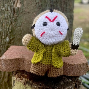 Jason Voorhees crochet Amigurumi doll