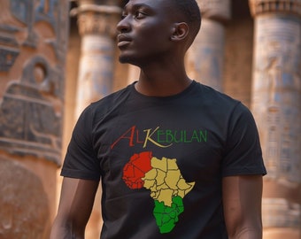 African Clothing Alkebulan Shirt / RBG Tshirt / Pan African /Garveyite / Afrocentric / Unapologetically Black