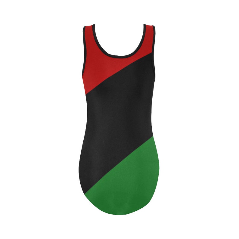 RBG Pan African One Piece Ankh Swim Suit // Egyptian Clothing Etsy