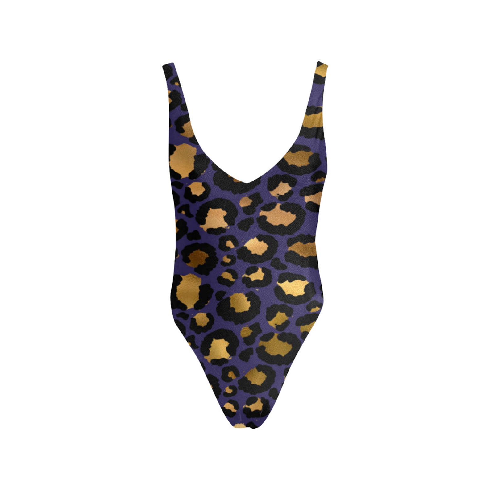 Leopard / Cheetah Sexy Open Back Swim Suit for Women // Animal Etsy