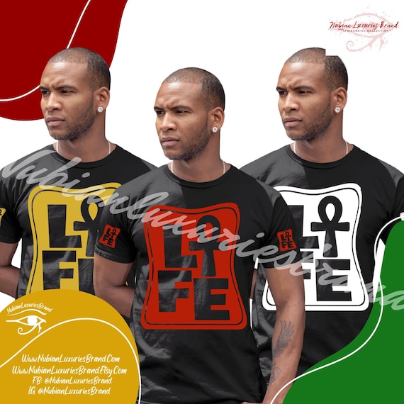 Men's Tshirt, Dad Life Shirt, Egyptian Tee Shirt, Kemetic Ankh Shirt, Men's Gift, Husband Present, Spiritual Shirt for Men Shirt for Him,