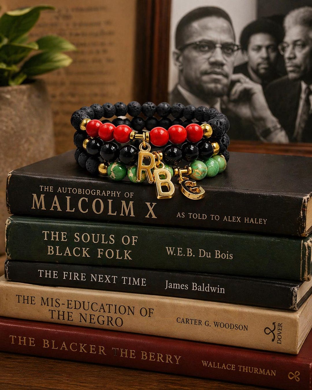 Pan African Bracelet Set, RBG Bracelet, Marcus Garvey, Garveyite