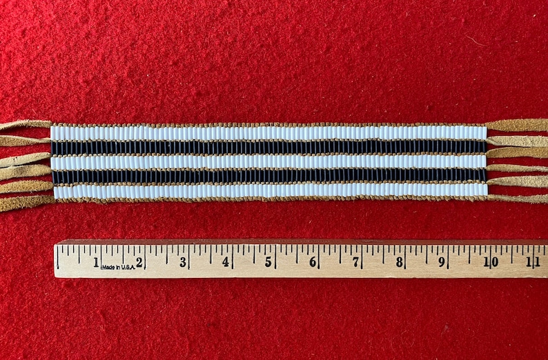 Small Two Row Wampum Belt Etsy