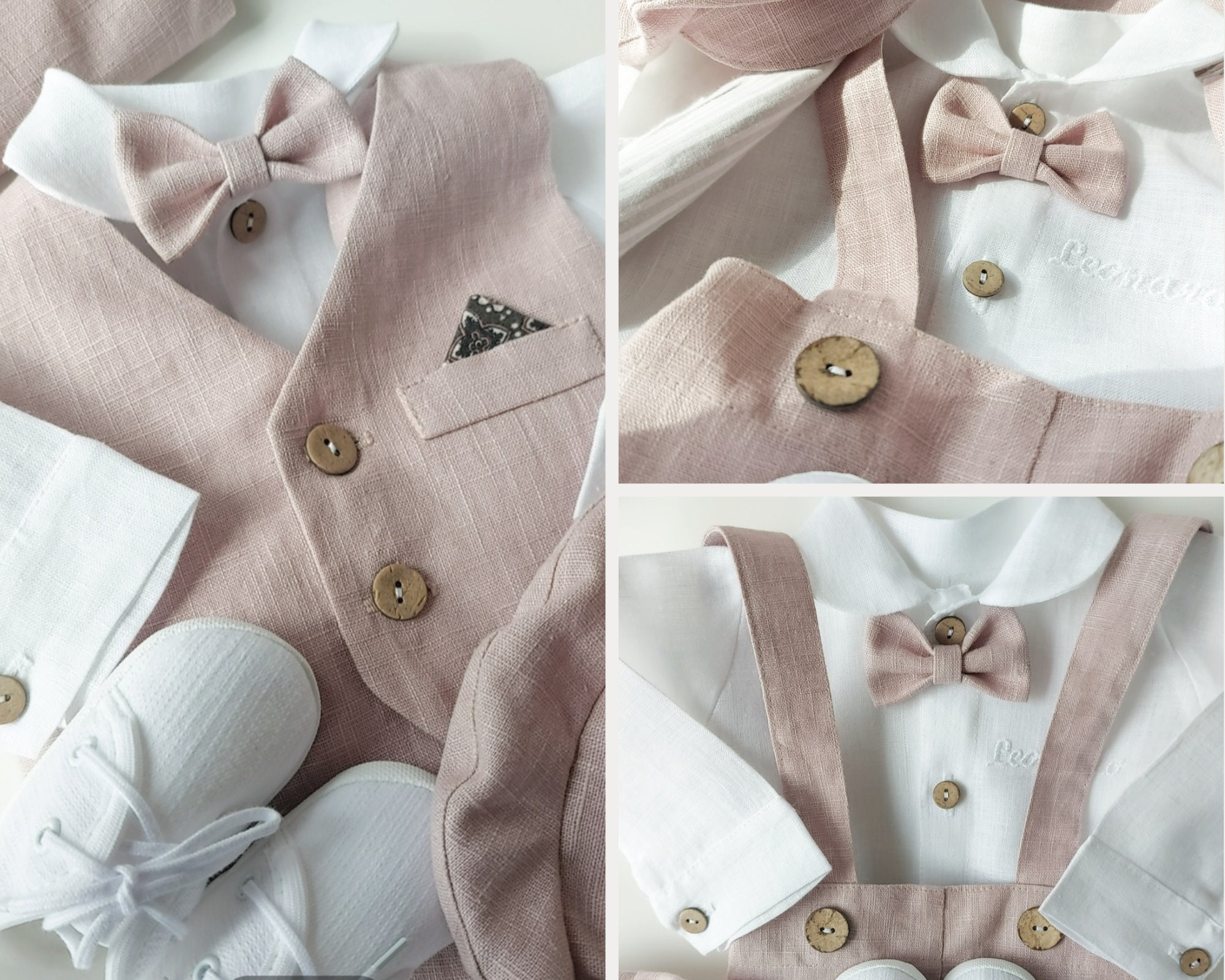 Tenue Baptême Bébé Garçon Été | Lola et Noé Tenue Baptême Bébé Garçon Été | Lola et Noé