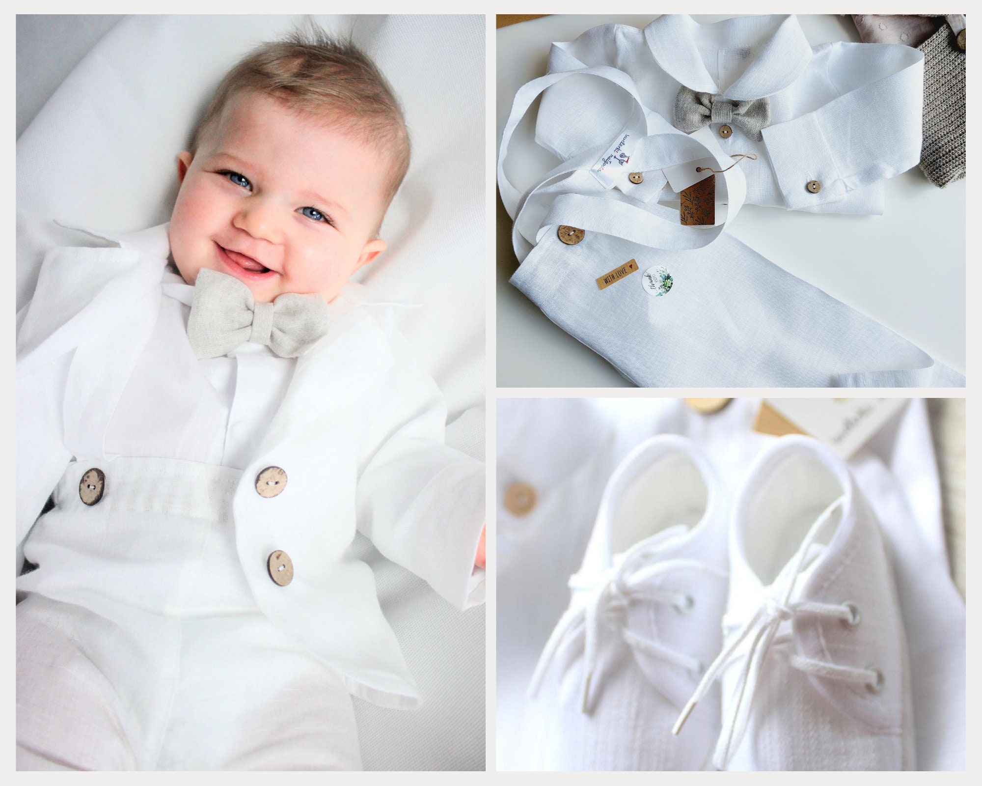 2024 New Arrival Little Boy Tuxedo/Wedding Party baby Boy Suit/Baby Boys  Beige 4-piece Suit Set baby boys dress for 1 2 3 4 year - AliExpress