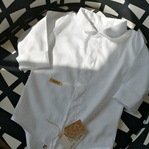 100% cotton body with long sleeves, shirt for a boy, shirt-body for baptism, Christening
