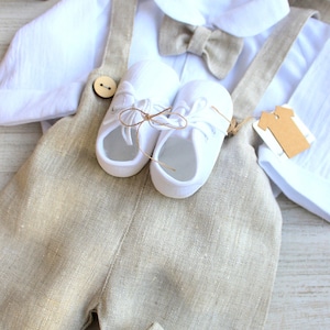 linen baby romper linen bodysuit linen clothes baby outfit linen set baby boy outfit baby linen clothes toddler linen suit vintage style first birthday set boho set baby easter outfit