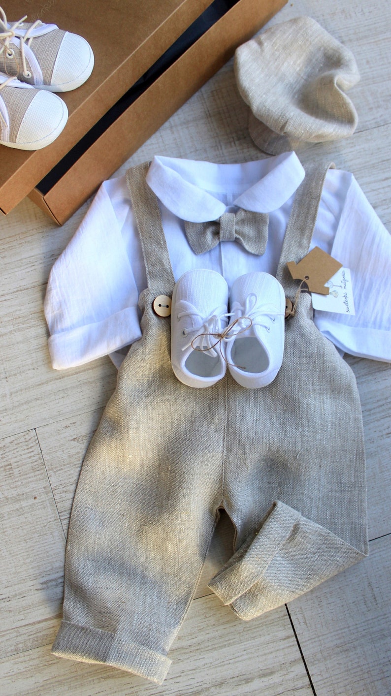 linen baby romper linen bodysuit linen clothes baby outfit linen set baby boy outfit baby linen clothes toddler linen suit vintage style first birthday set boho set baby easter outfit