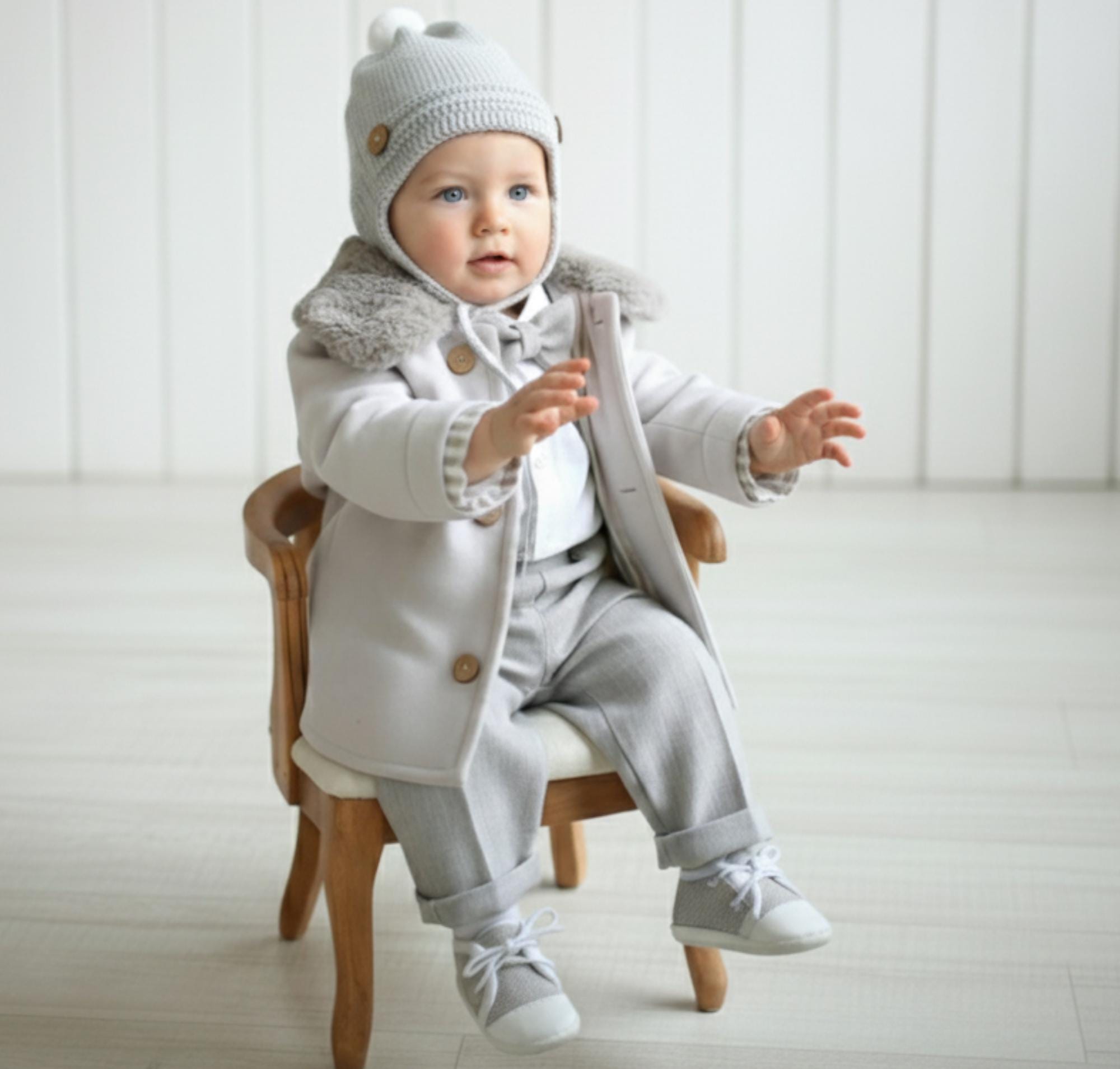 Set Battesimo Per Neonato 3 Pezzi Bianco: Coperta Morbidissima, Bavaglino E Calzini – Ricamo Croce 'My Baptism' - 3