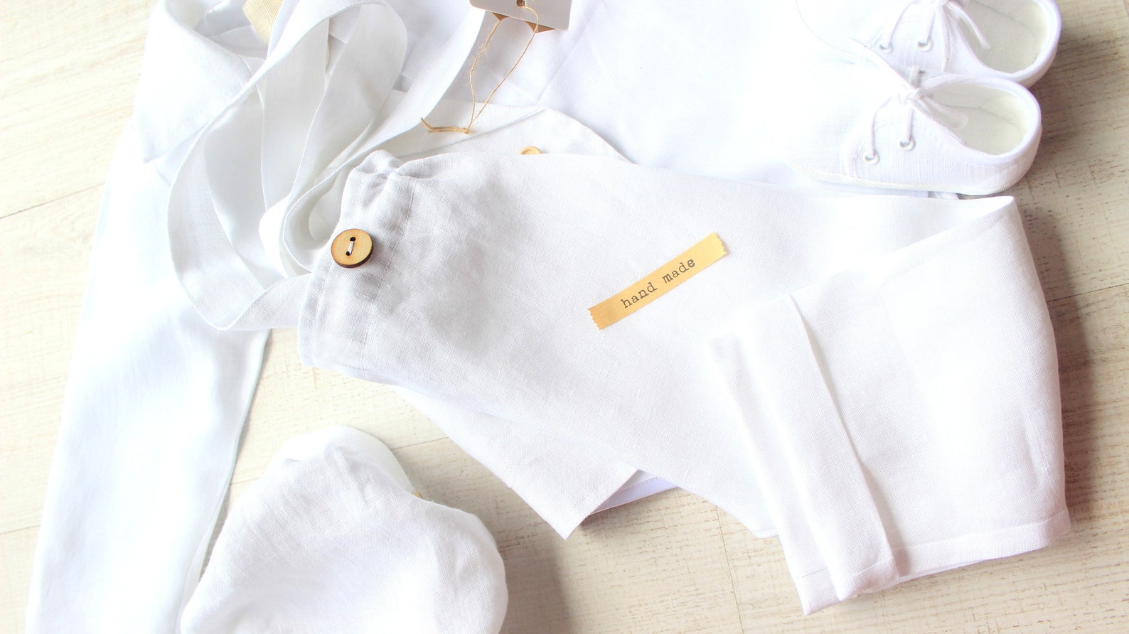 Bimbalo Boys Linen Christening Outfit 1106