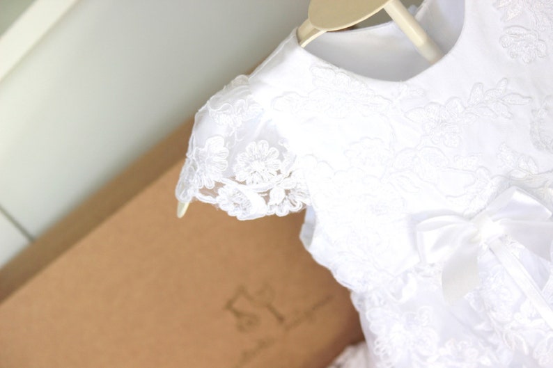 Newborn Lace Flower Girl Dress,Baptism Christening White Newborn Baby Gown Christening Dress Baptism Dress Christening Gown Birthday