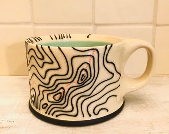 Slide, Cornell, and Wittenberg - Soup Mug (Bermuda Interior)