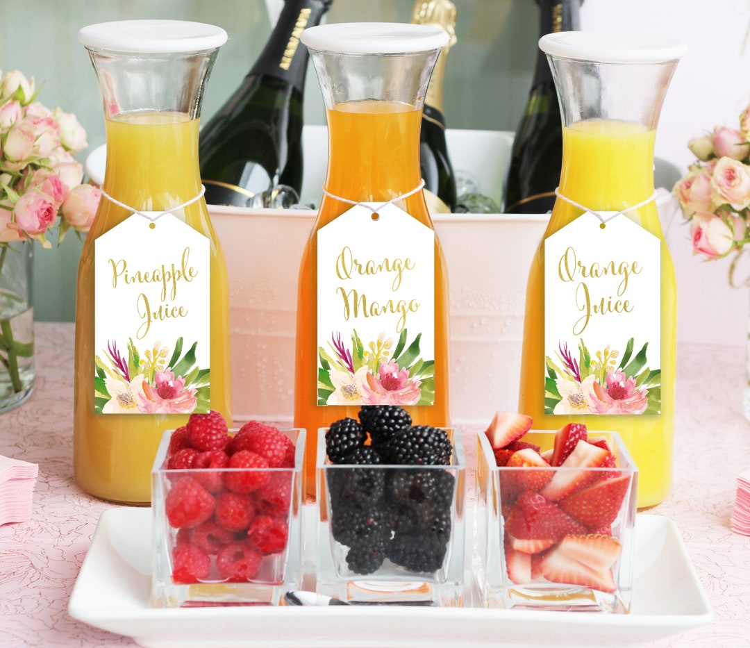 Face to Face Mimosa Glass Set - Juice Cleanse - Santa Barbara Design Studio