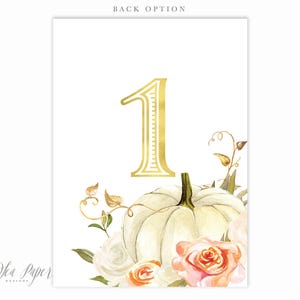 Fall Birthday Invitation, Our Little Pumpkin is Turning One, First Birthday Invite, Pumpkin Patch Birthday Party, Any Age Orange, Fall 3 image 2