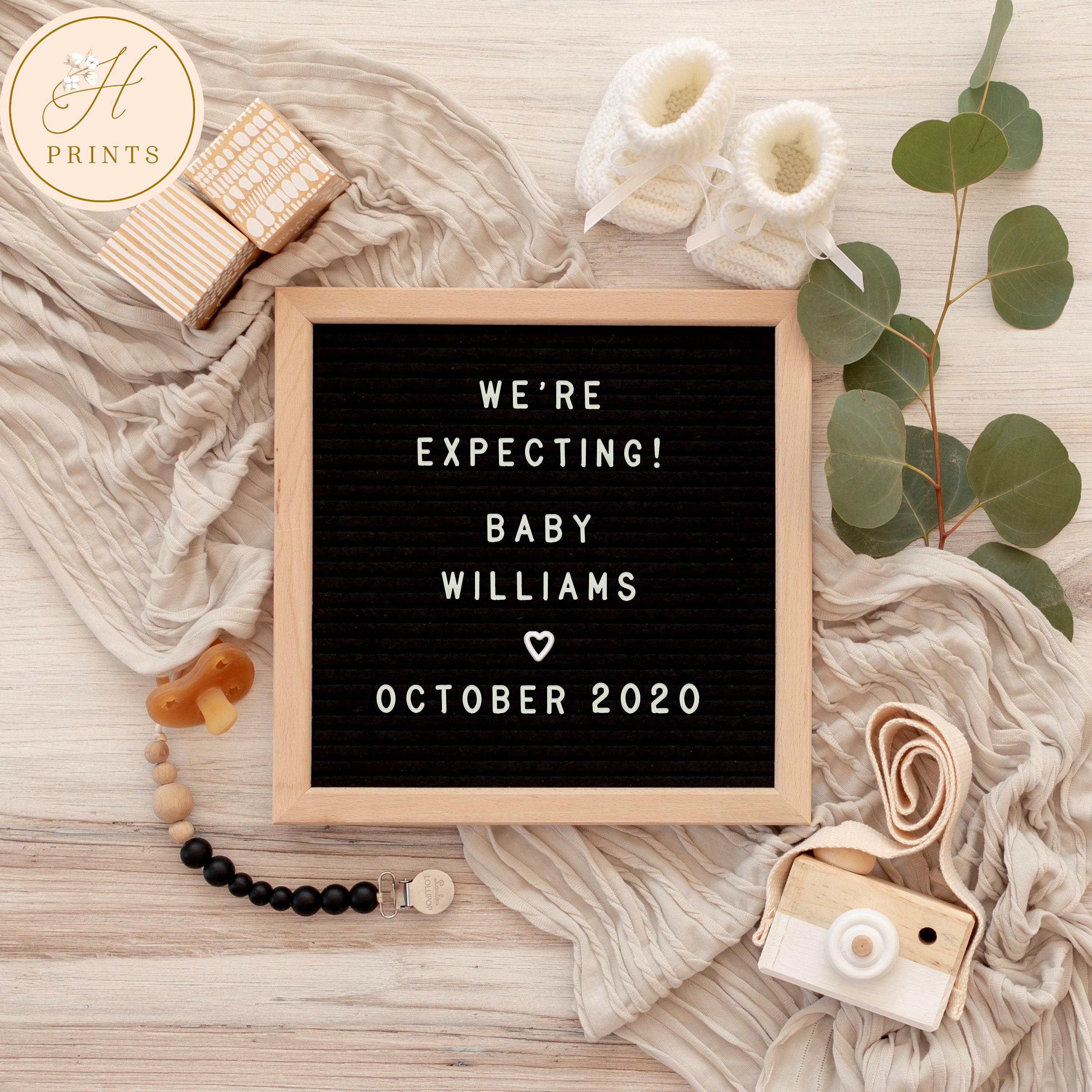 Editable Social Media Pregnancy Announcement, Digital Pregnancy  Announcement, Gender Neutral Baby Personalized Letter Board Announcement -  Etsy