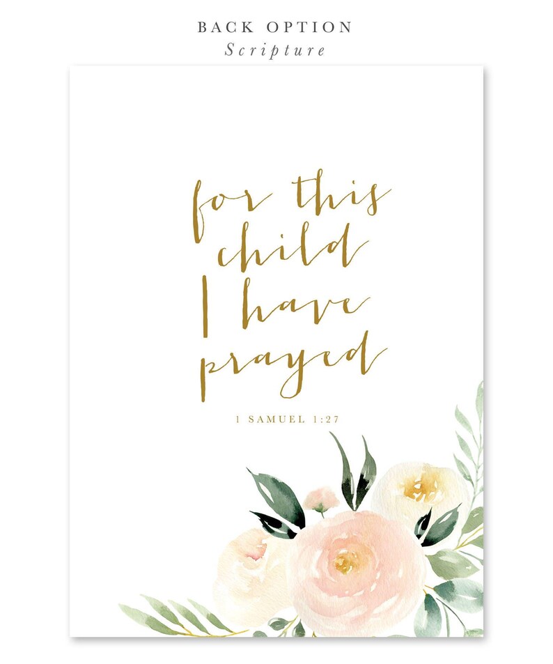 Baby Shower Invitation Girl, Girl Baby Shower Invite, Floral Baby Shower Invite Girl, Blush Pink, Peach & Greenery, Printed /Printable - Ada image 3