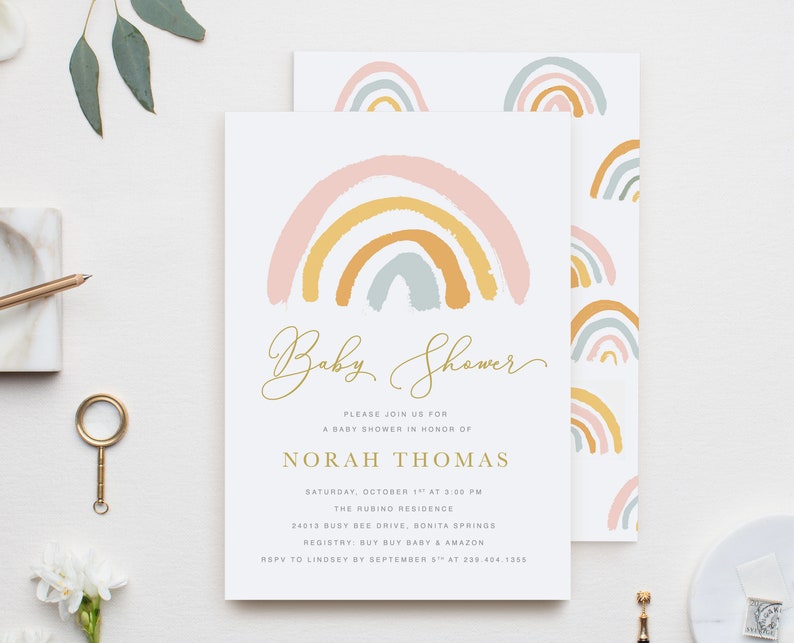 boho-rainbow-baby-shower-invitation-muted-rainbow-baby-etsy