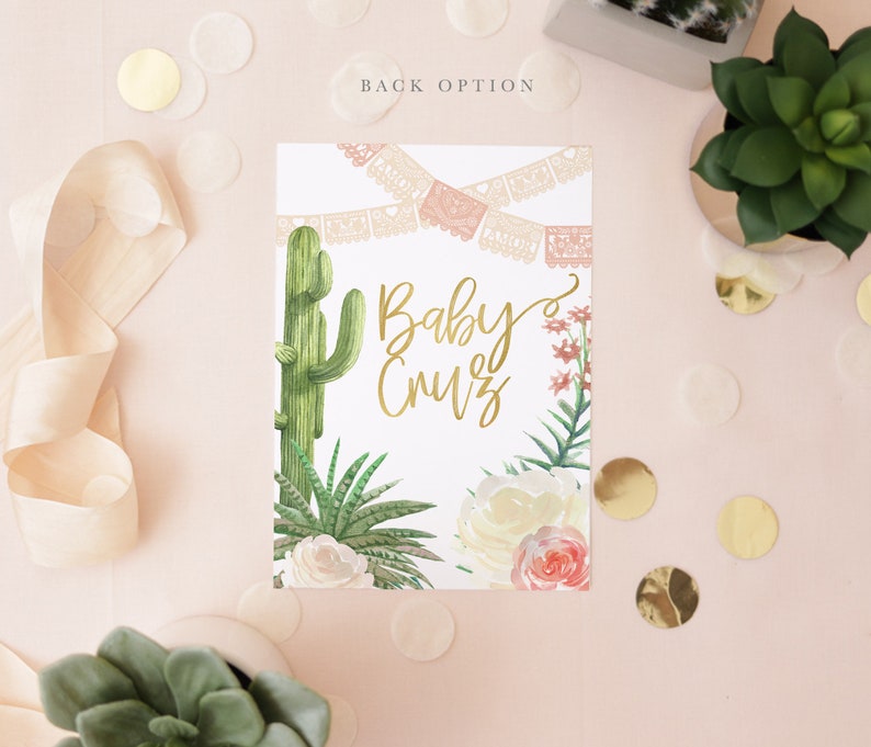 Taco 'Bout a Baby Fiesta Baby Shower Invitation Package image 2