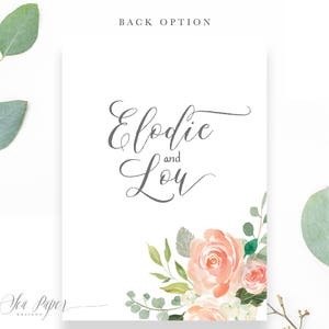 Bridal Shower Invitation, Floral Bridal Shower Invite, Garden Rustic ...