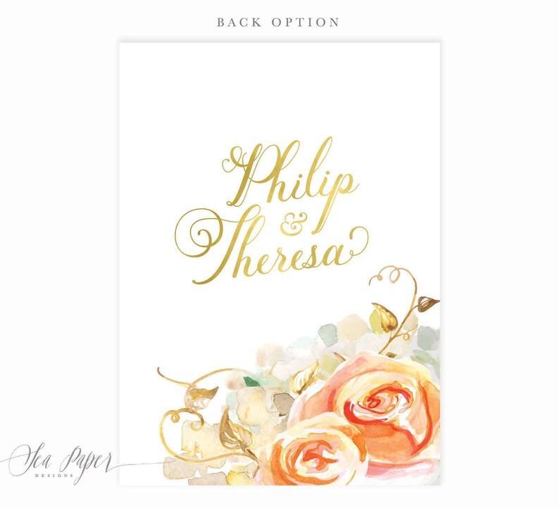 Fall Bridal Shower Invitations: Fall in Love Bridal Printed Invites With Envelopes - Design Fall 4 | Invitation Printing or Digital image 2