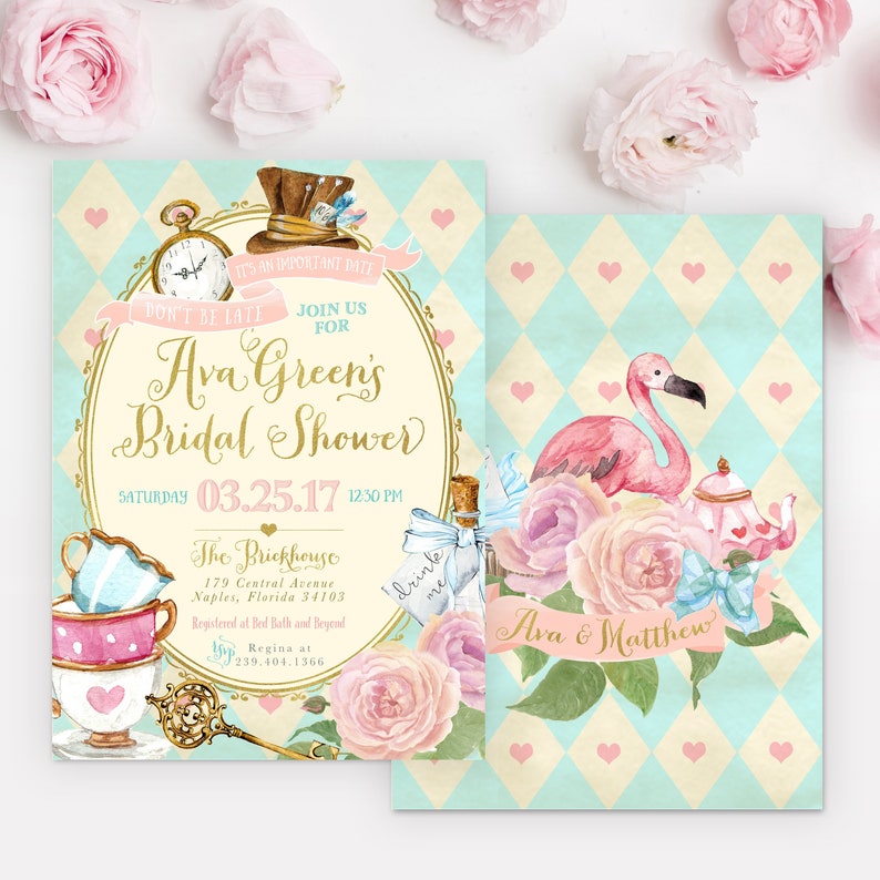 Party Favors Bag Fillers Alice In Wonderland Baby Shower Tea