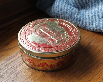Vintage Fruit Cake Bakers of America Collectible Tin