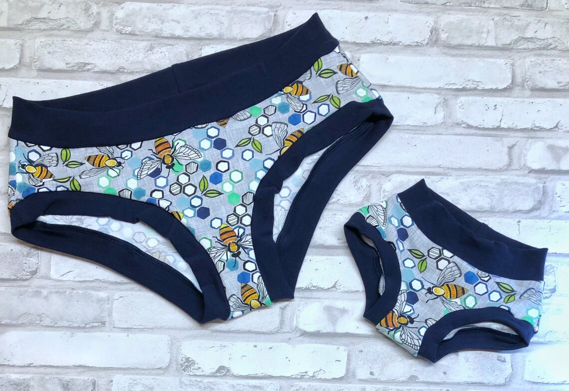 Custom Mommy and Me Underwear Set Matching Set Undies Etsy