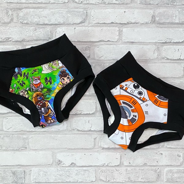 Custom Boys Underwear - Briefs, Undies, Scrundies, Comfortable Underwear - Toddler and Kids Underwear