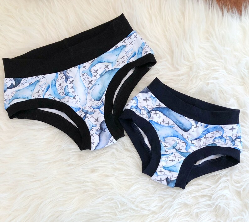 Custom Mommy and Me Underwear Set Matching Set Undies Etsy