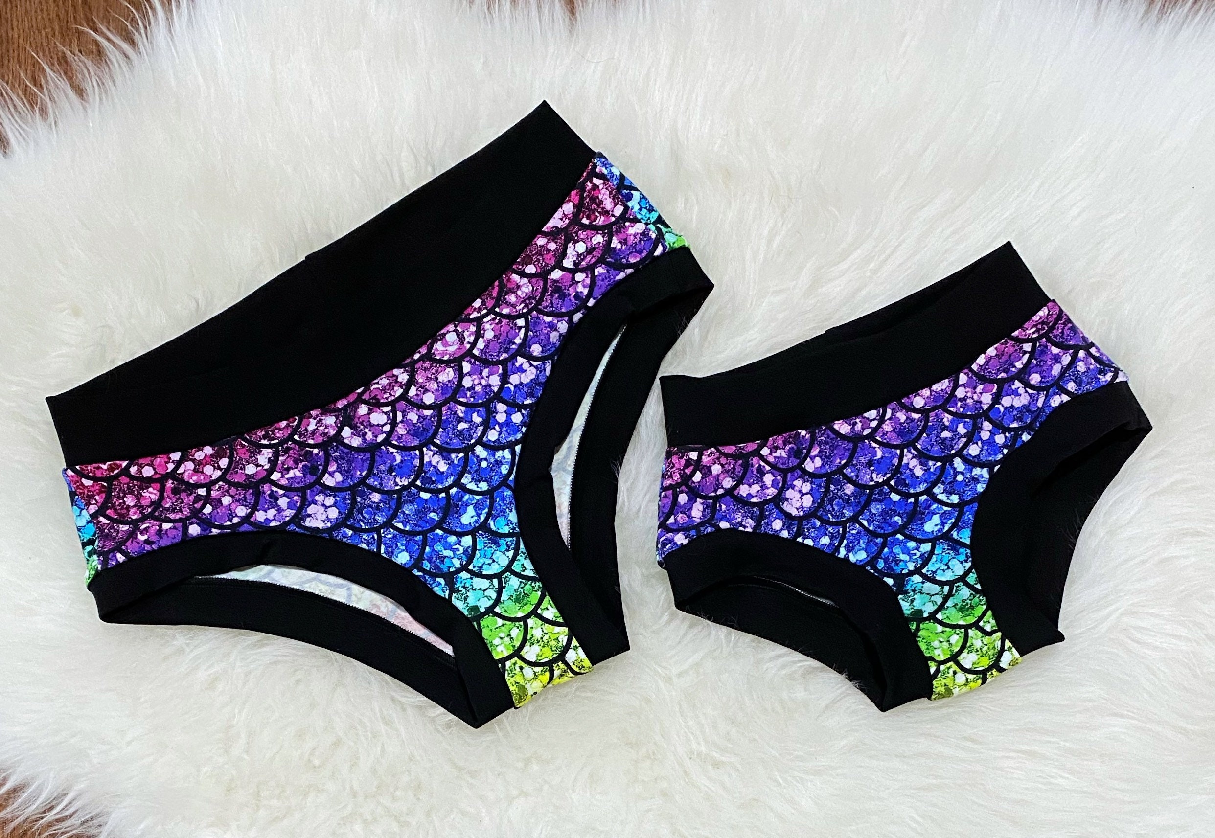Custom Mommy and Me Underwear Set Matching Set Undies Etsy
