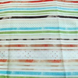 2 1/2 yd. Love and Kisses Stripe Fabric by Windham Fabrics. Rag Quilt Destash. Fabric Clearance. Quilt Fabric Destash.