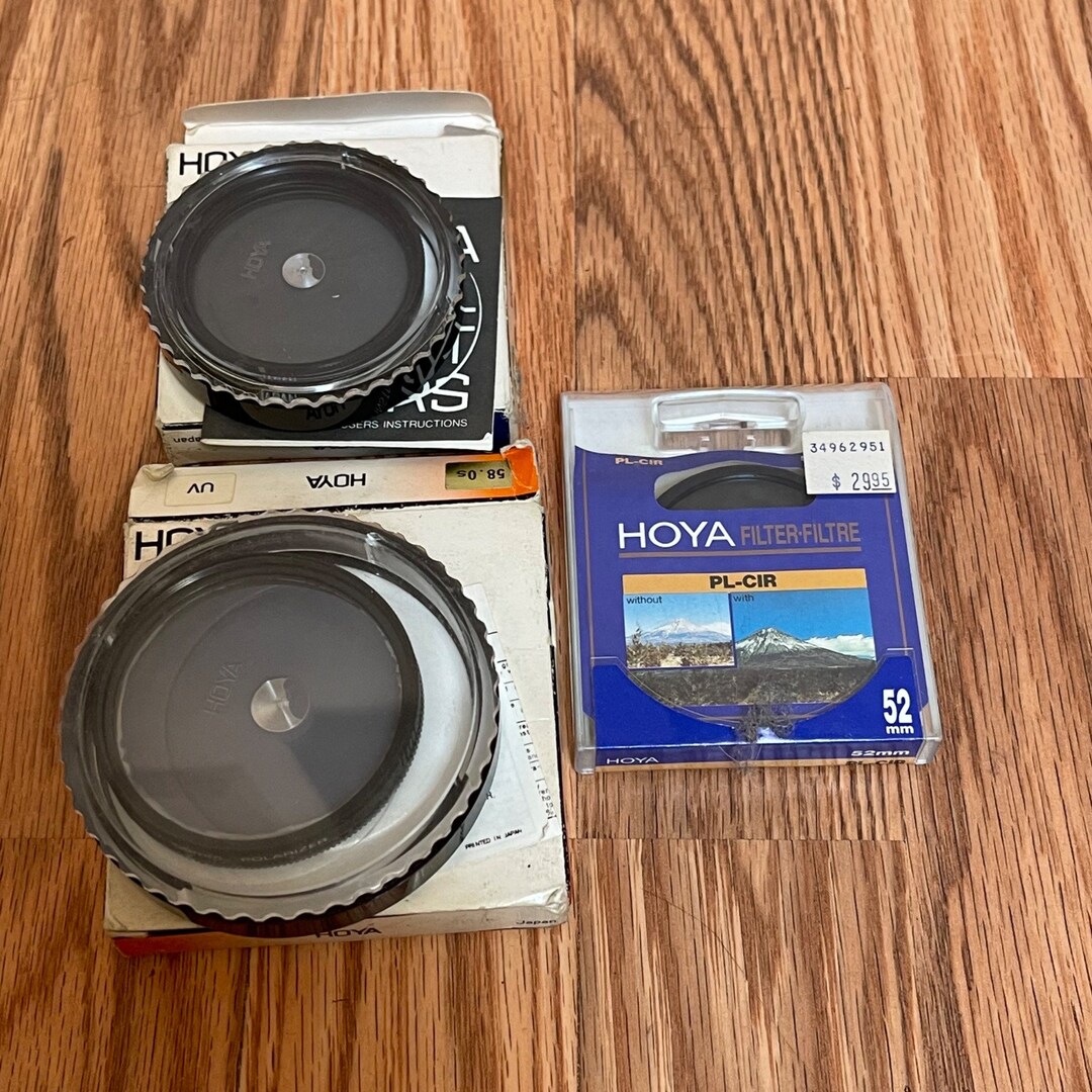 3 Vintage Hoya Special Effects Filter Japan 52mm UV Polarized Etsy