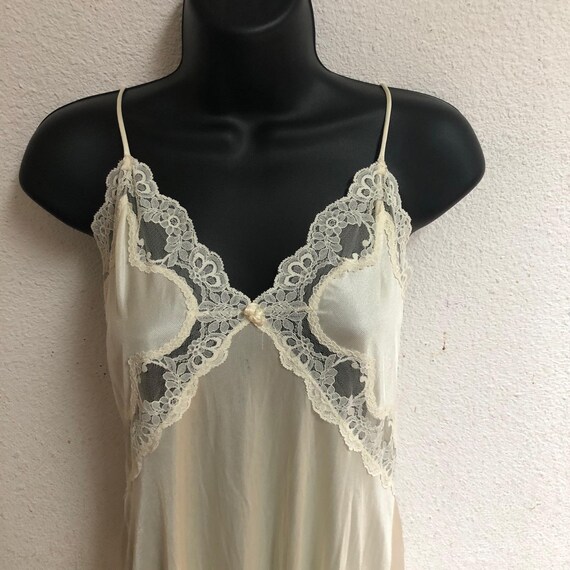 Vintage Bridal VAL MODE Set L nightgown Peignoir E