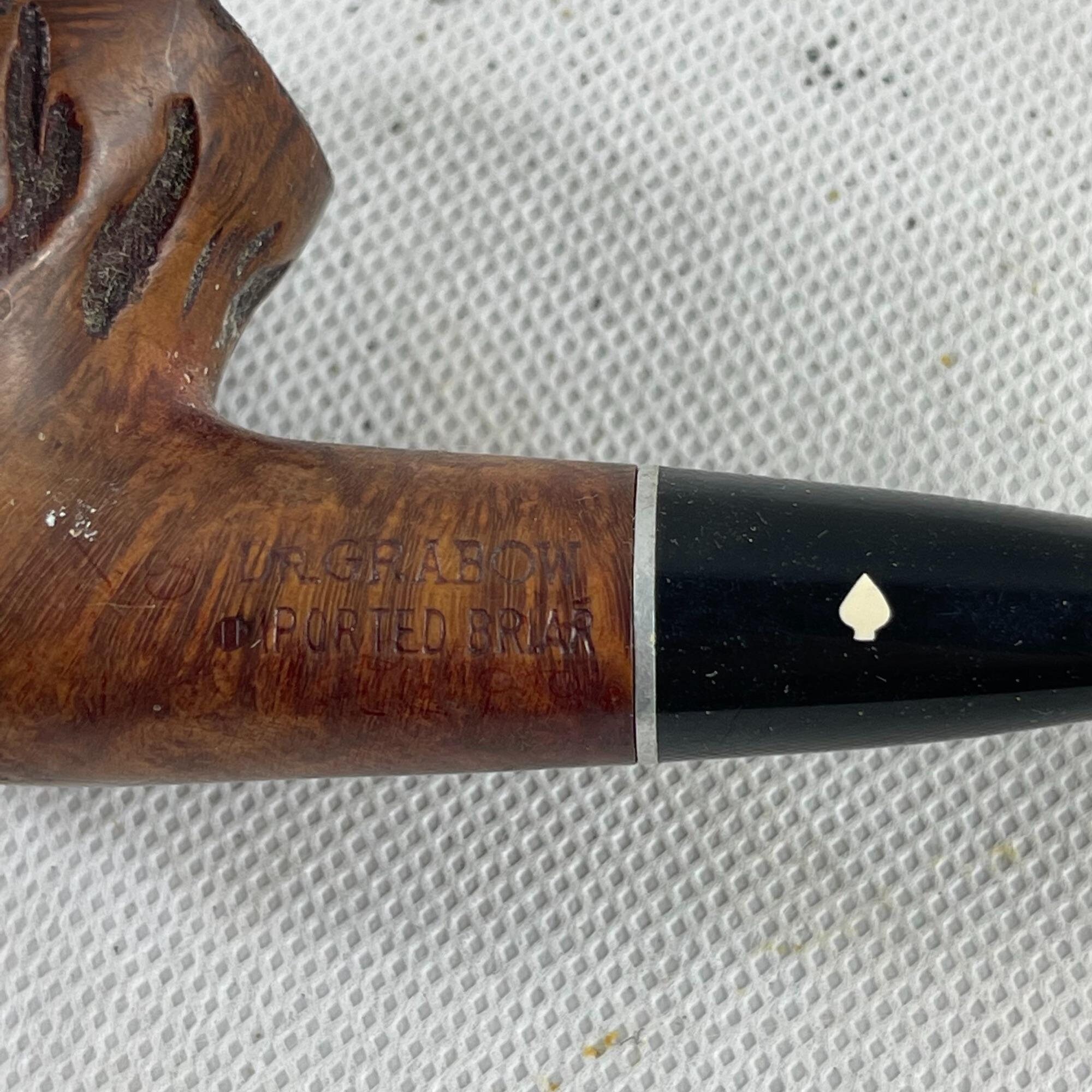 Vintage Dr. Grabow Imported Briar Vintage Wooden Pipe Etsy UK