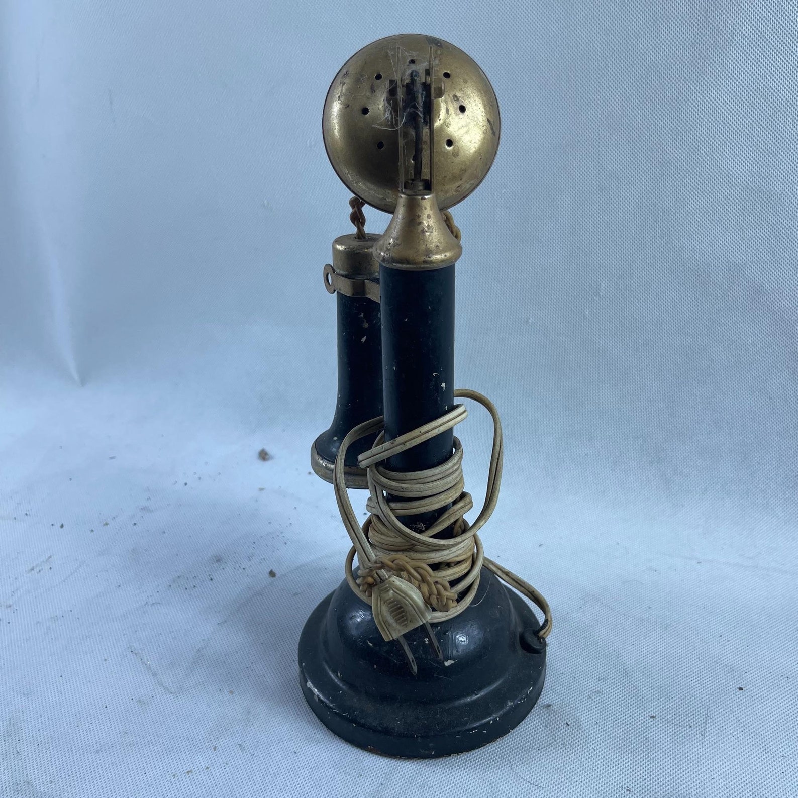 Vintage Candlestick Phone Lamp Etsy