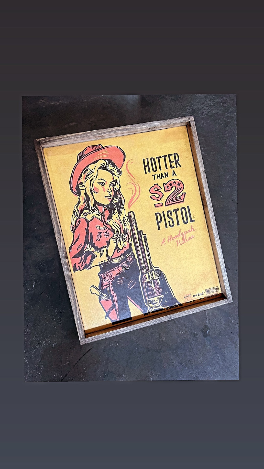 George Jones Hotter Than A 2 Dollar Pistol Hotter Than a 2 Dollar Pistol Rustic Wood Sign - Etsy