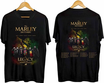 The Marley Brothers 2024 Tour Shirt, The Marley Brothers Legacy Tour 2024 Shirt, The Marley Brothers Fan Shirt, The Marley Brothers Band Tee